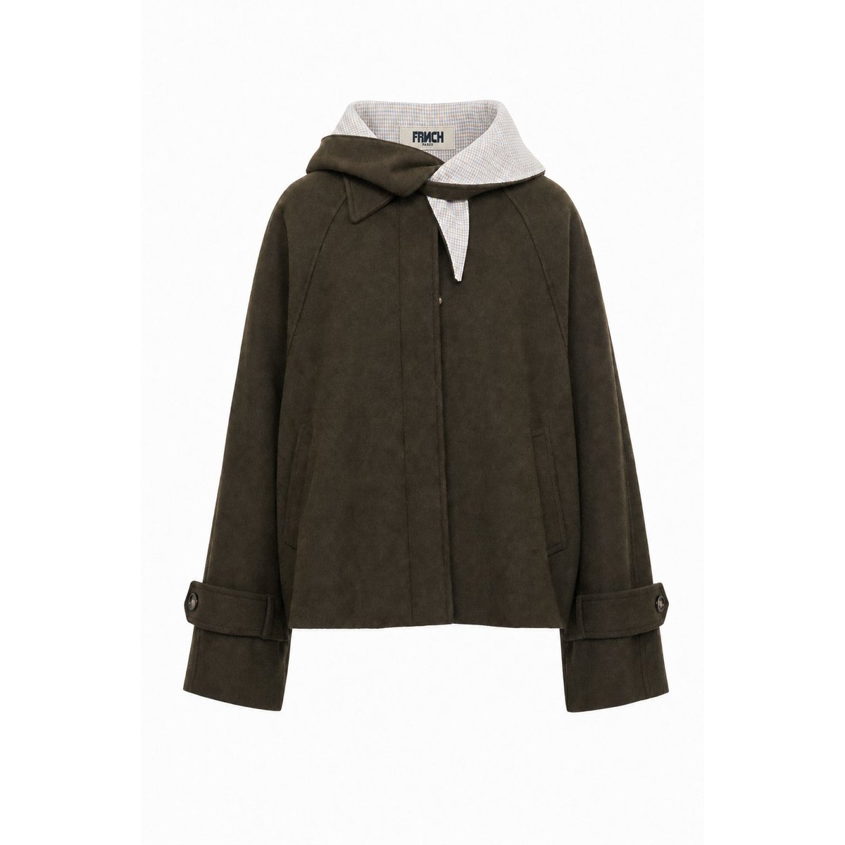 Manteau Pembroke en coton PEMBROKE vert kaki, FRNCH