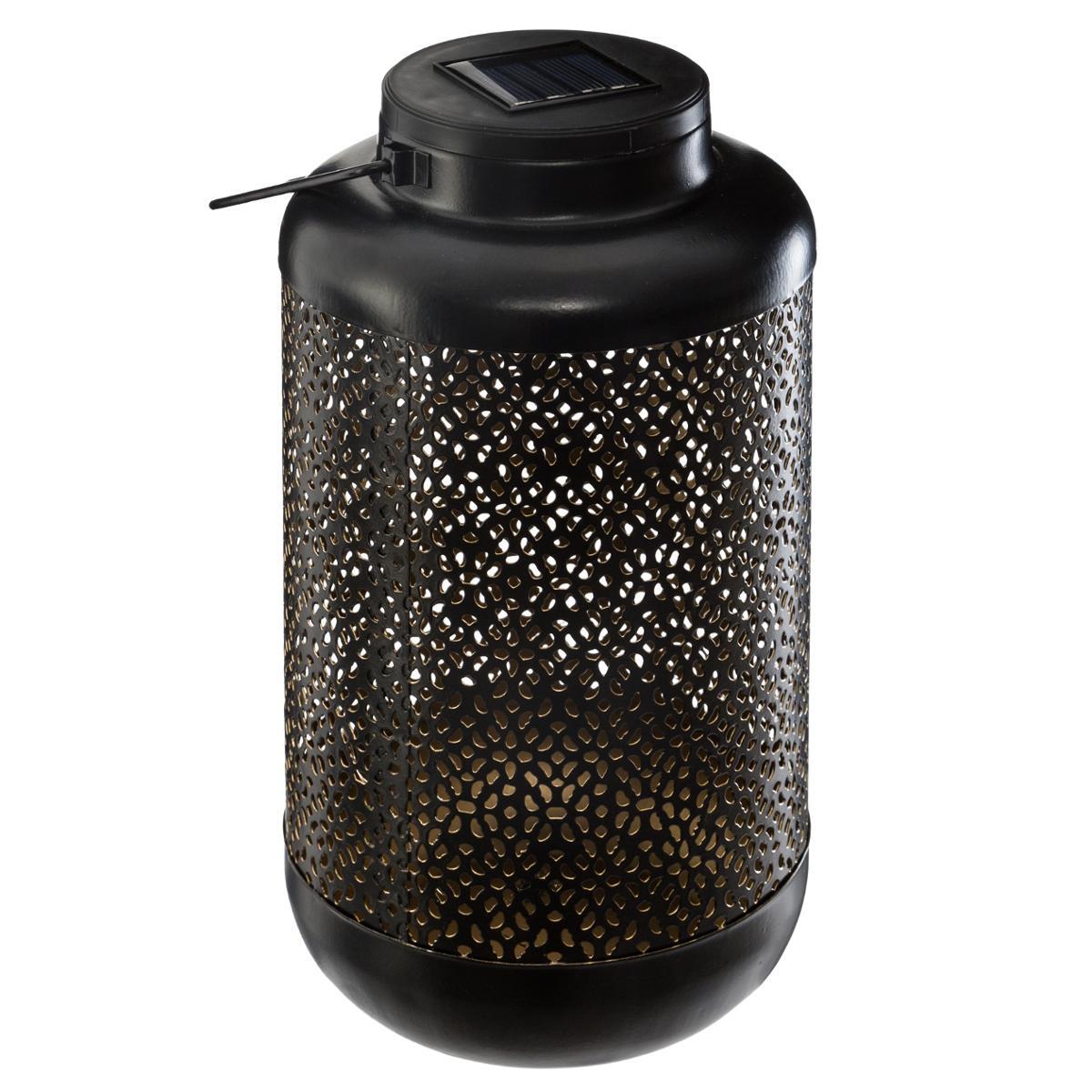 Lanterne solaire MAIK noir, ATMOSPHERA