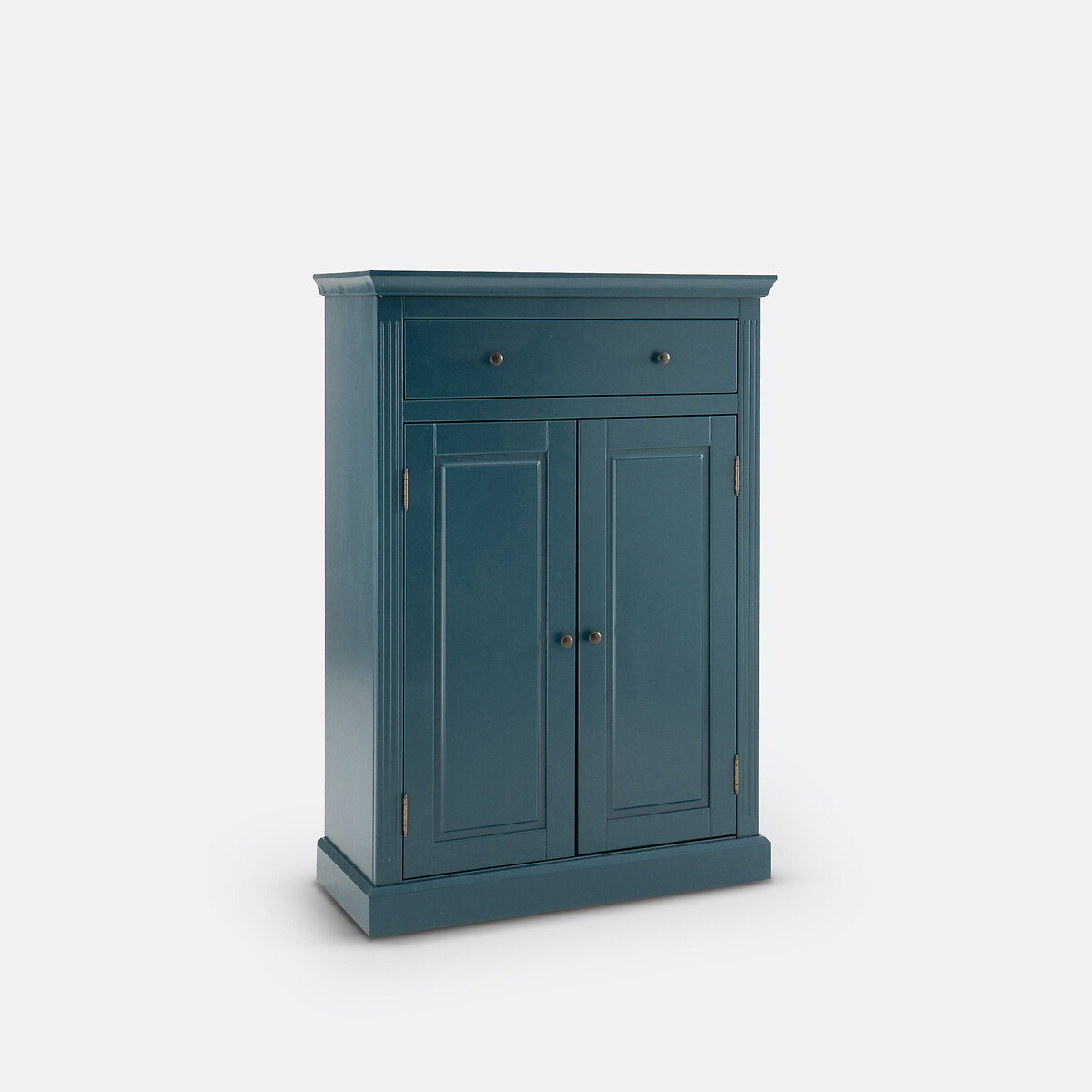 Buffet parisien pin massif et MDF, Poiret bleu de prusse, LA REDOUTE INTERIEURS