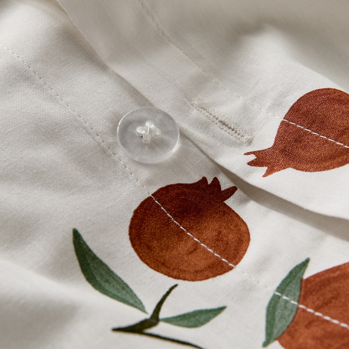 Conjunto de cama 50% algodão reciclado, fronha retangular, Granada estampado, LA REDOUTE INTERIEURS