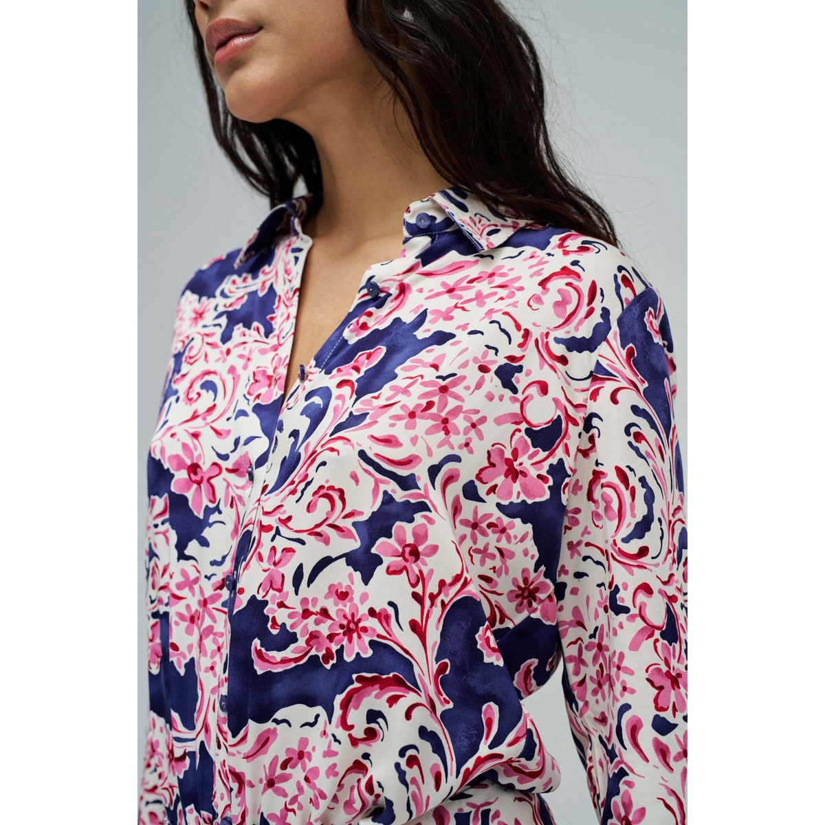 CHEMISE À MOTIF FLORAL rose, SALSA JEANS
