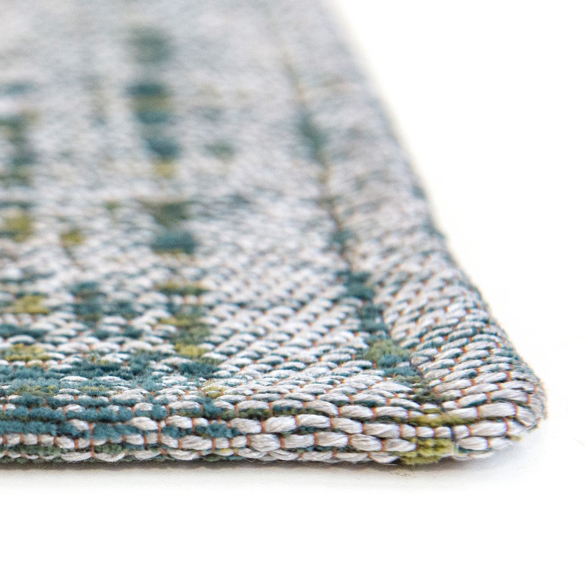 Tapis intérieur/extérieur tissé plat VALLEY BAY bleu, NOVATREND