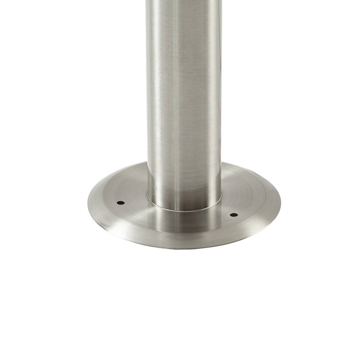 Luminaire extérieur moderne, Vedran acier inoxydable, blanc opale, LINDBY