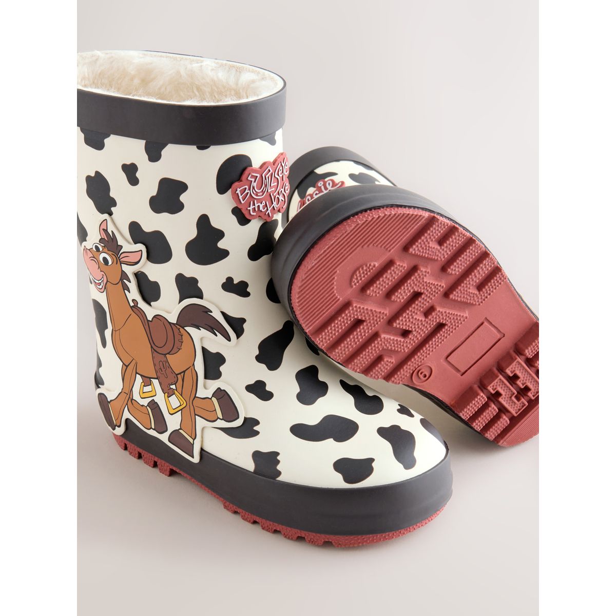 Bottes en caoutchouc toy story noir/blanc/rouge, NEXT
