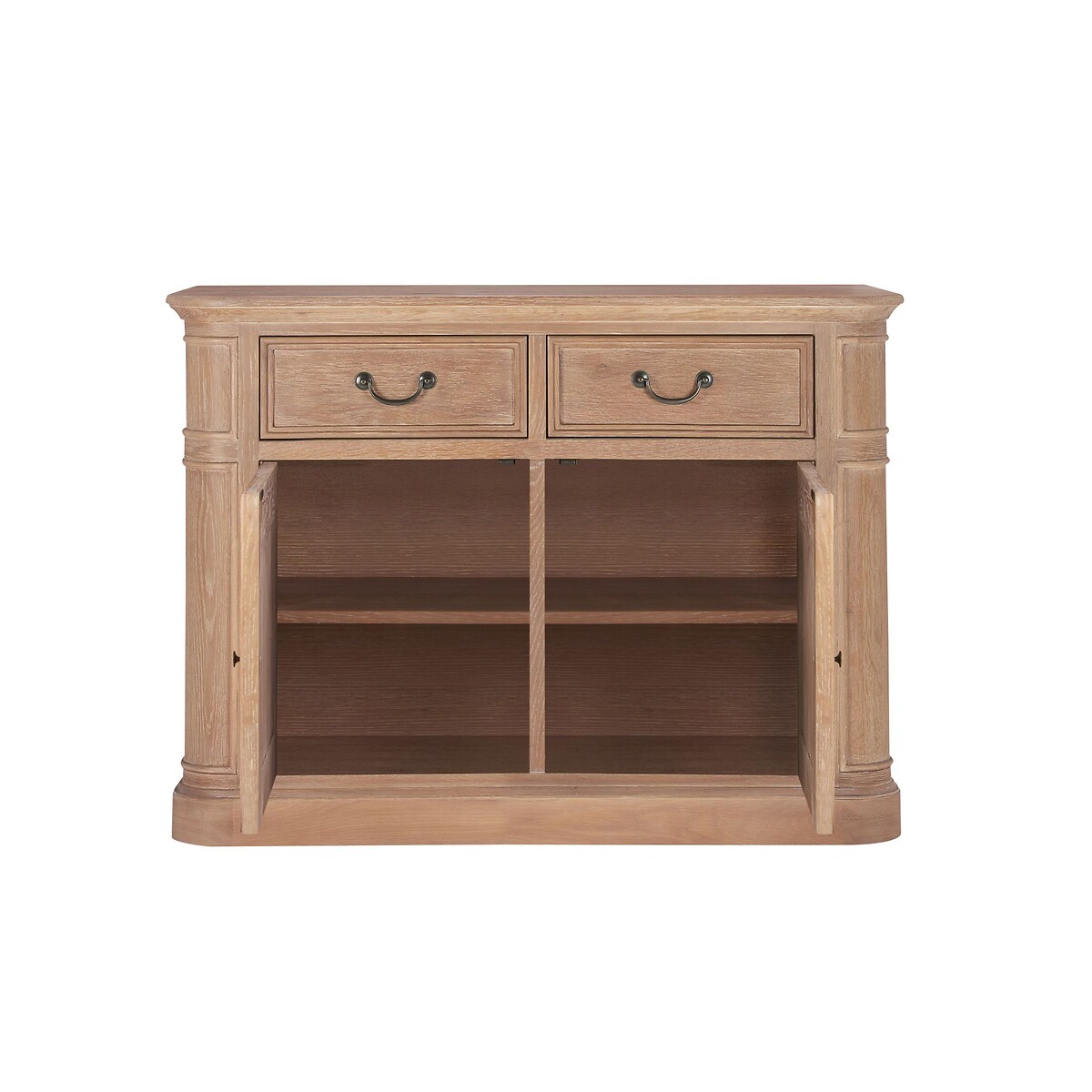 Cannes Oak 2 Drawer Sideboard natural oak, WILLIS & GAMBIER