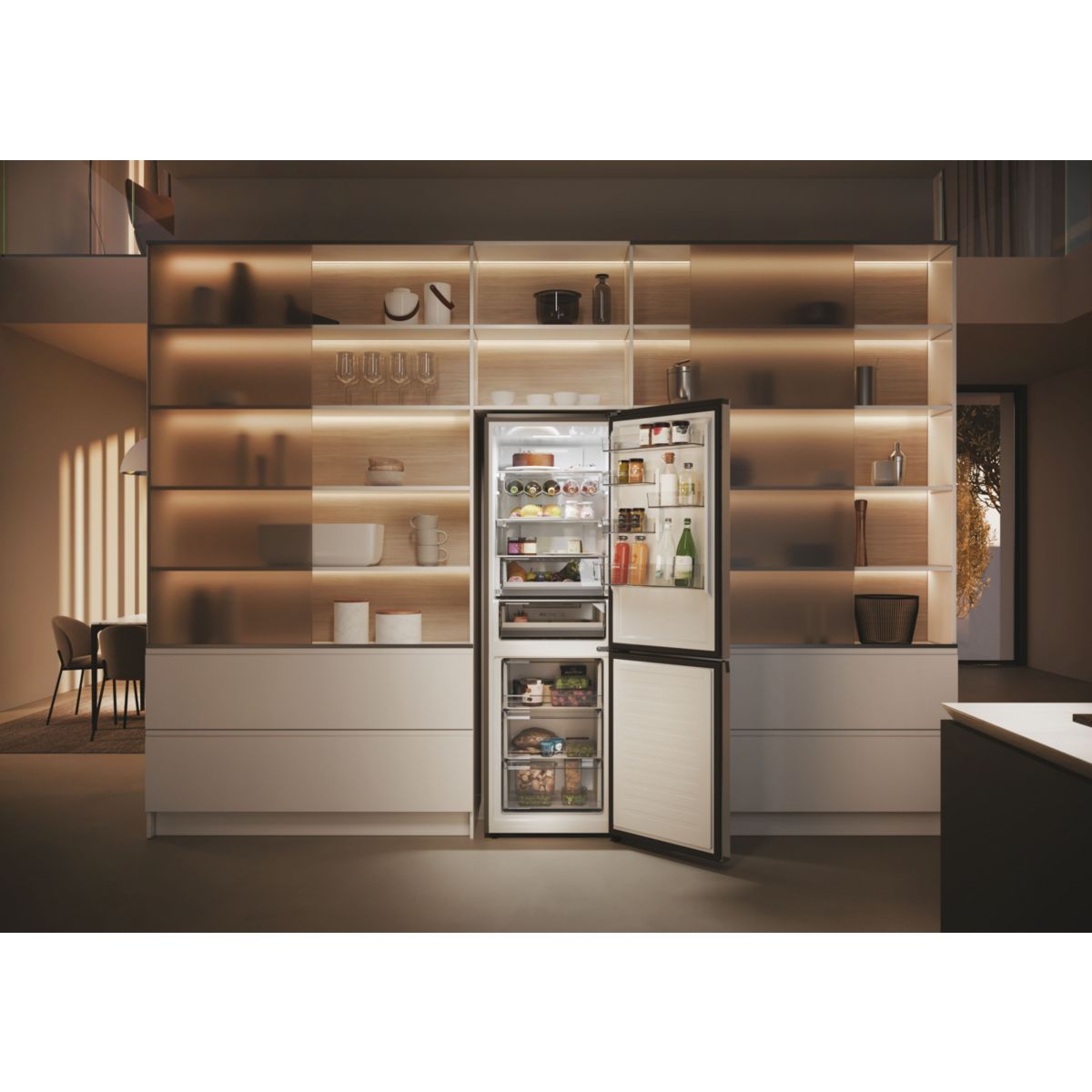 Réfrigérateur combiné HDPW5618CNPD couleur unique, HAIER
