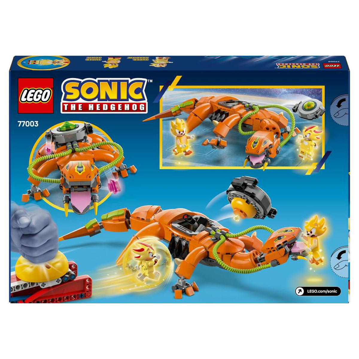 LEGO Sonic The Hedgehog - Super Shadow contre Biolizard - 77003 couleur unique, LEGO