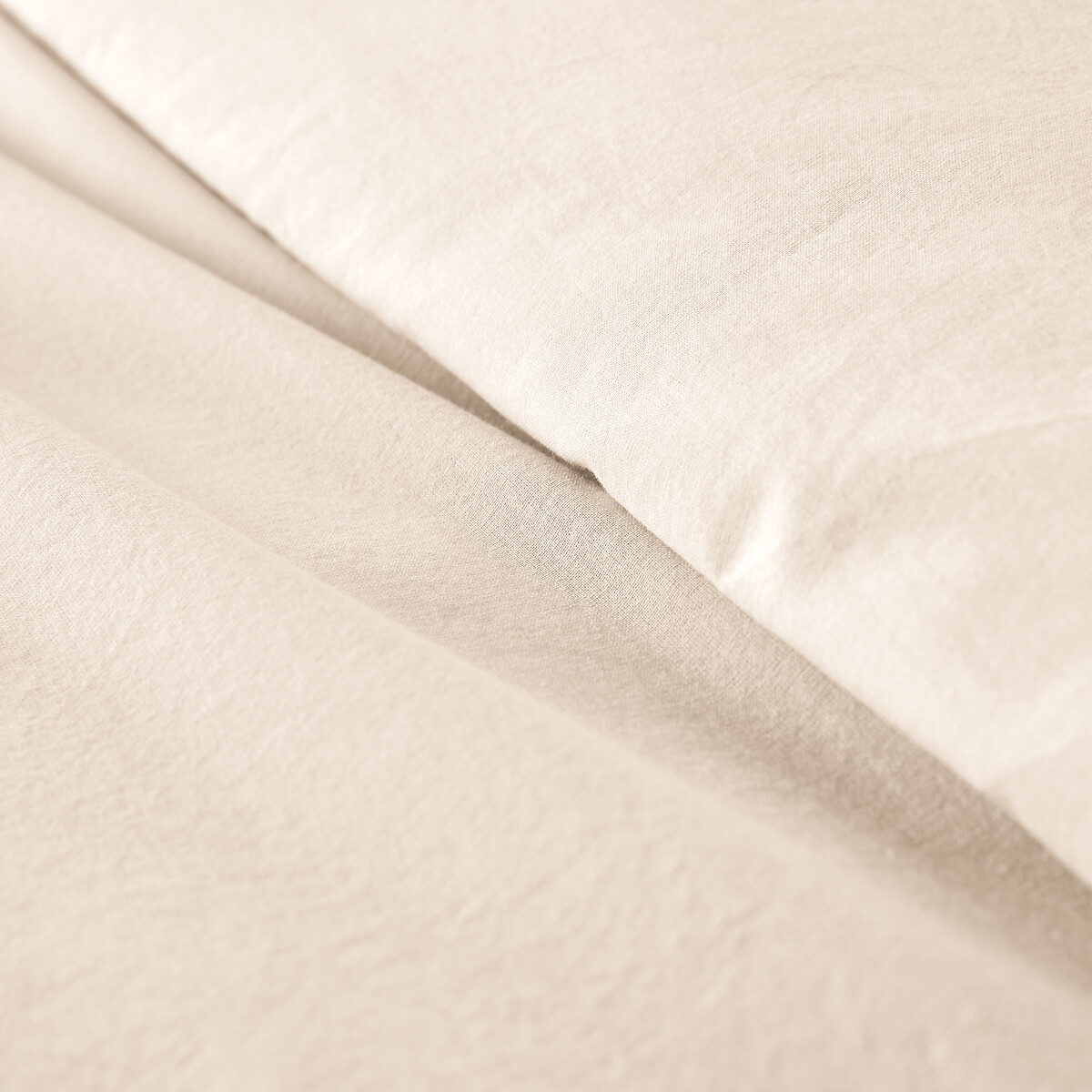 Scenario Plain 100% Washed Cotton Duvet Cover chalk, LA REDOUTE INTERIEURS