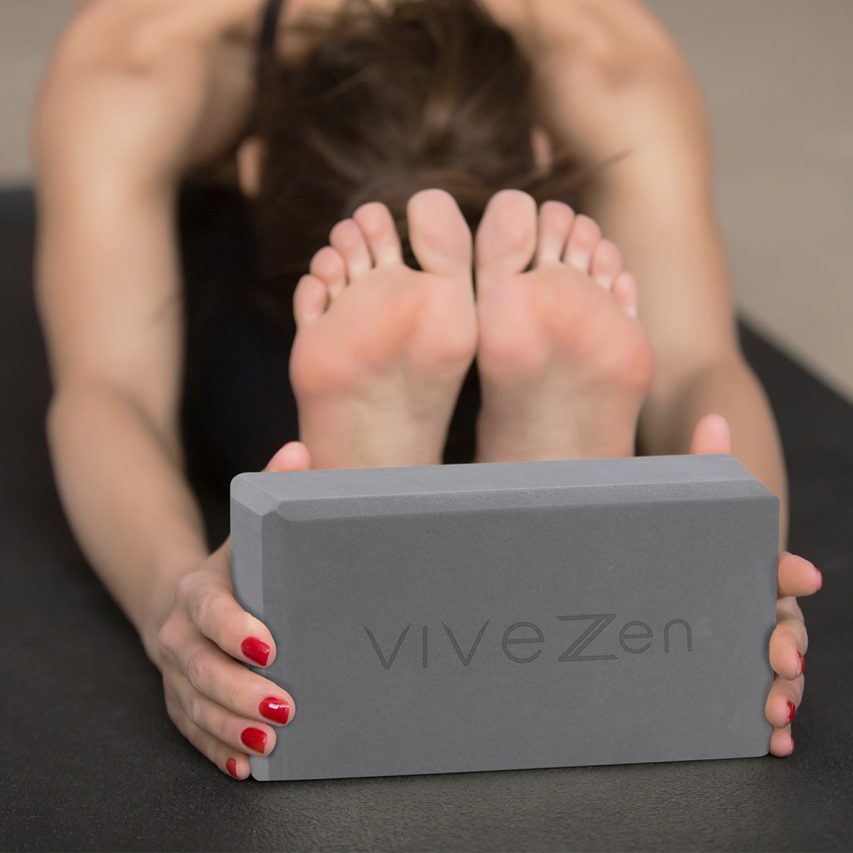 Brique de yoga gris, VIVEZEN