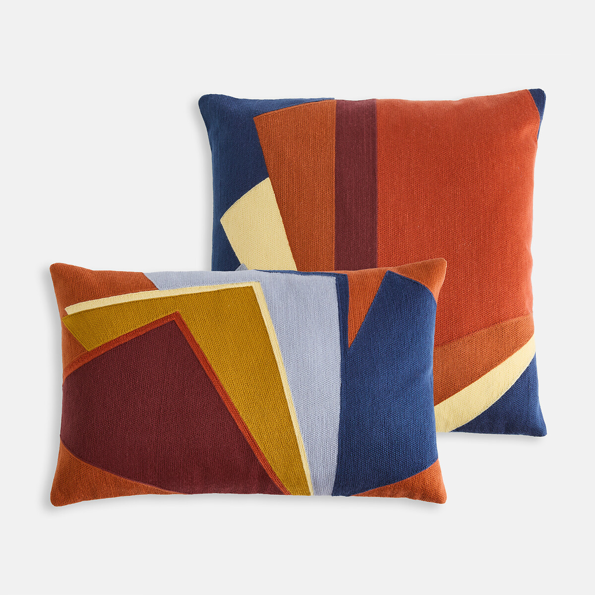 Housse de coussin, en coton, rectangulaire, SPALDI multicolore, LA REDOUTE INTERIEURS