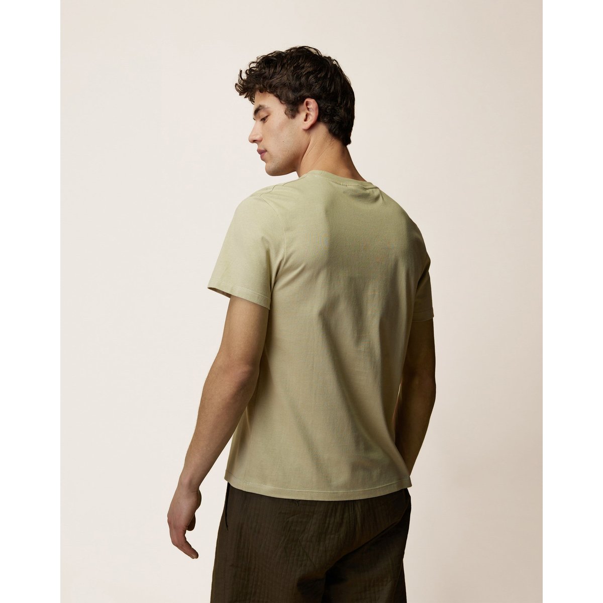 T-shirt en maille pistache, FAGUO