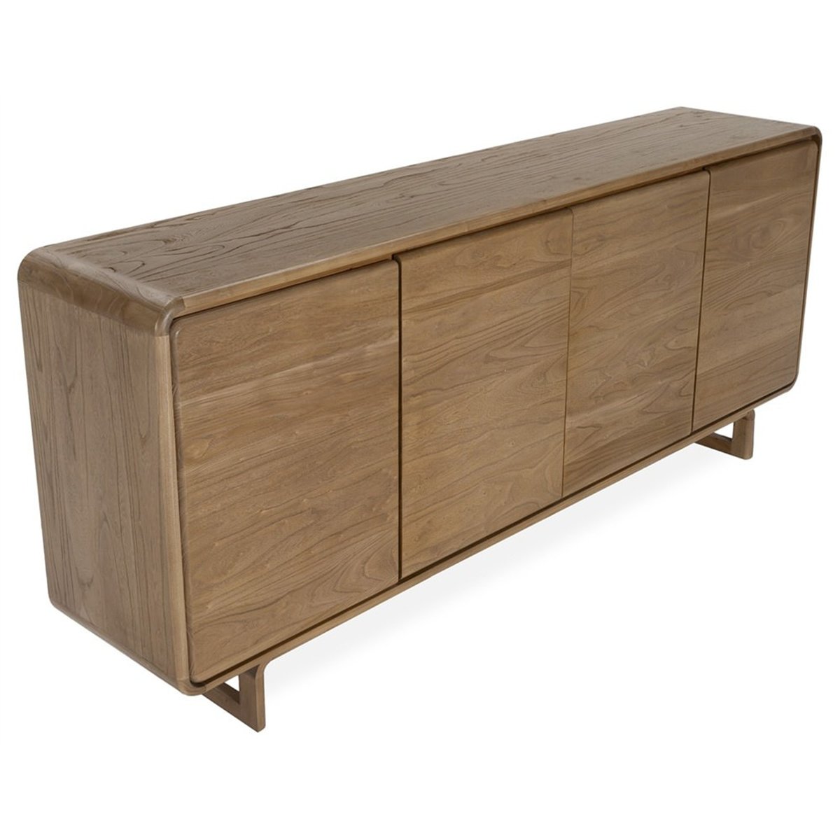 Buffet en bois d'orme massif marron antique, RECOLLECTION