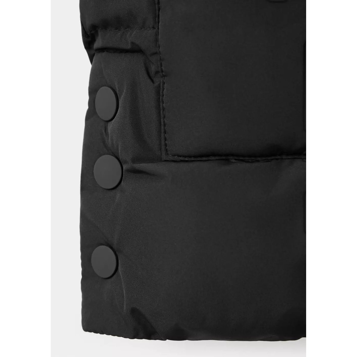 Gilet à capuche avec poches noir, MANGO KIDS