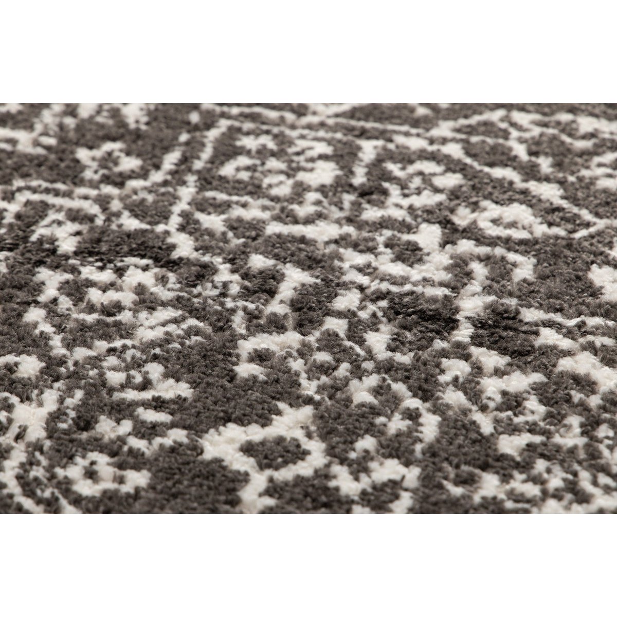 Tapis en relief doux et moderne MIRZA gris foncé, AFK LIVING