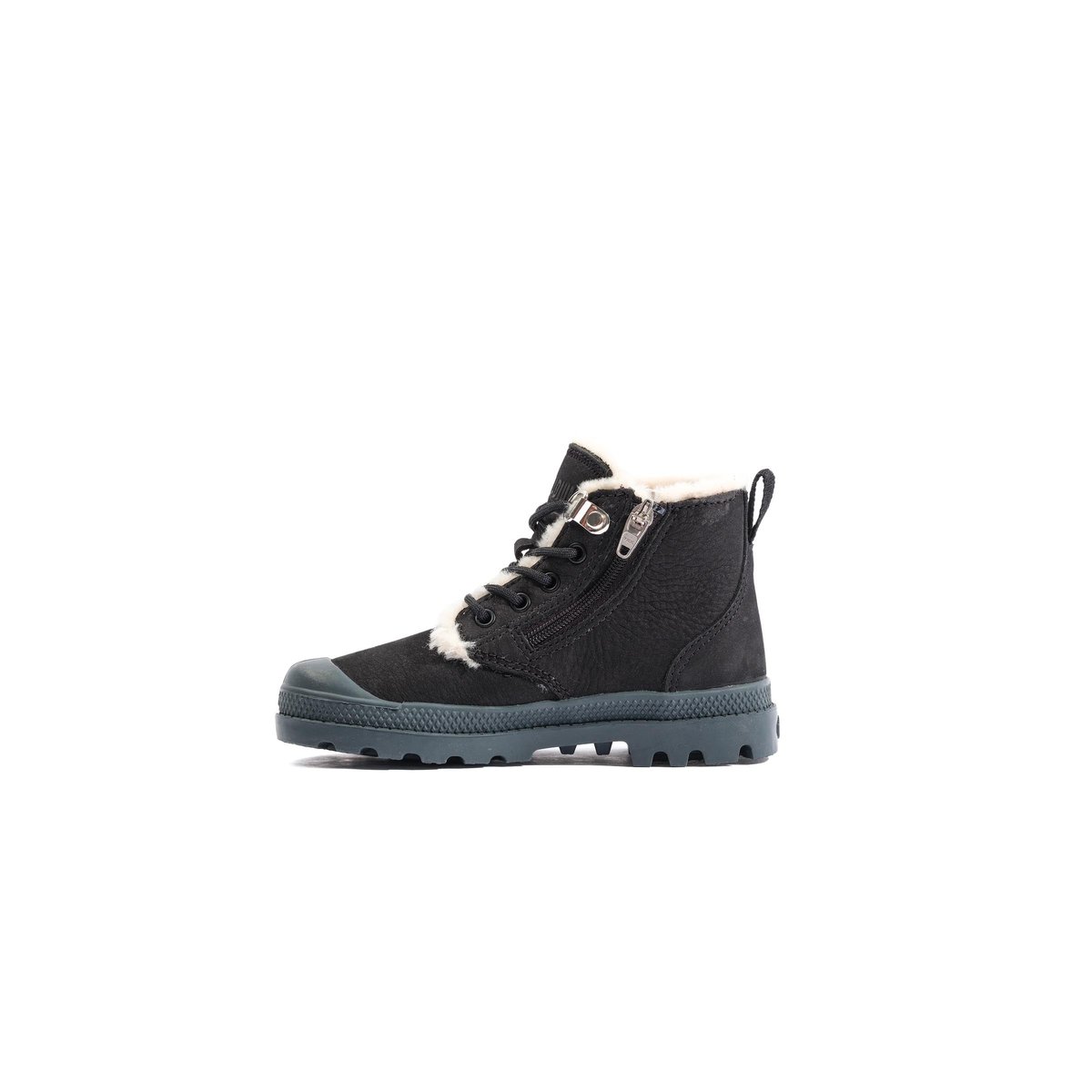 Baskets montantes en coton PAMPA ZIP WL noir-black, PALLADIUM