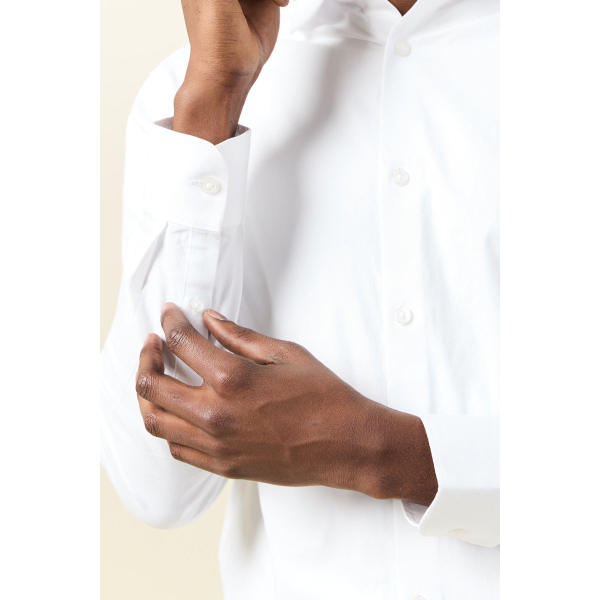 Chemise manches longues blanc, BONOBO