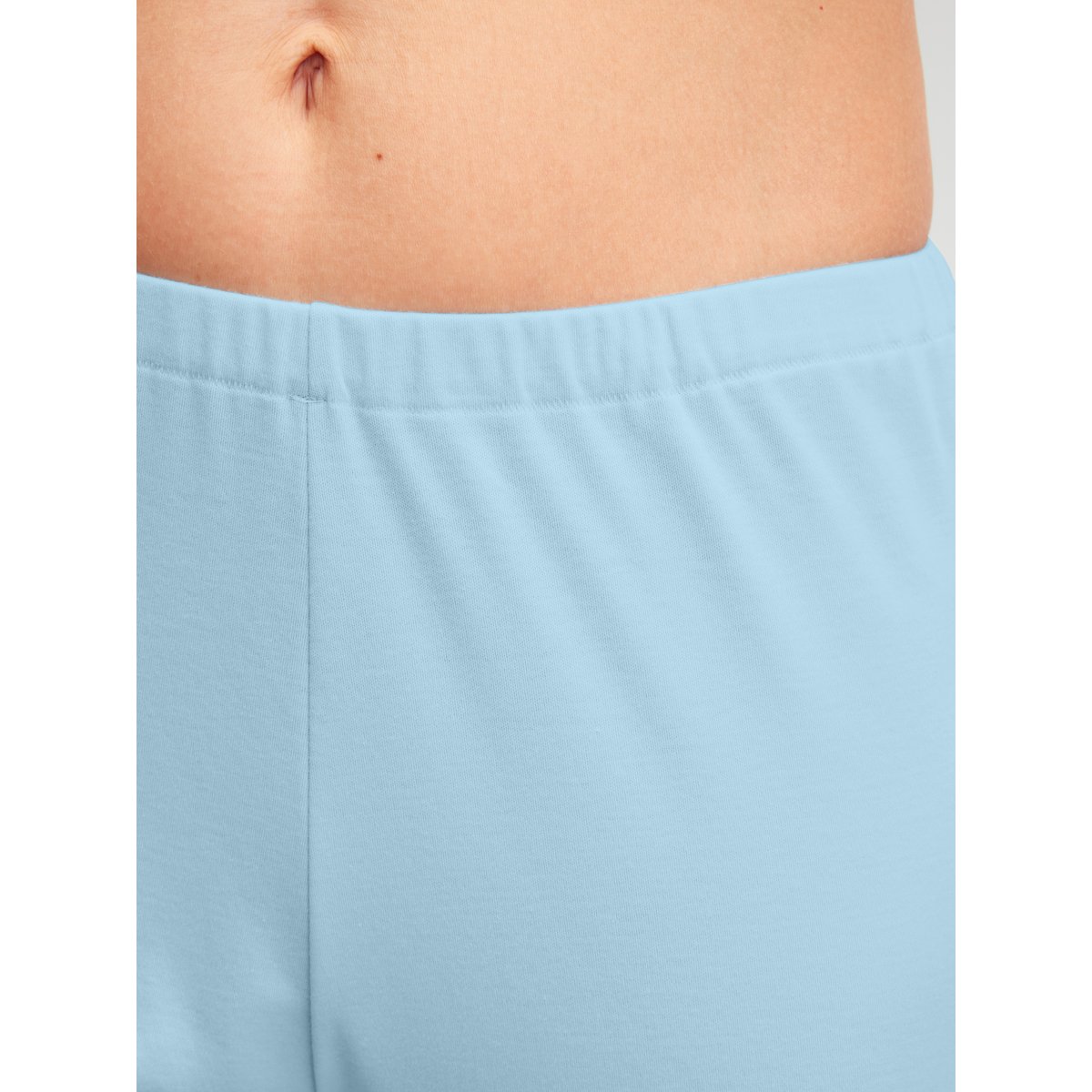 Pyjama avec bords élastiques manches longues Coton SOULMATE bleu cascade, CALIDA