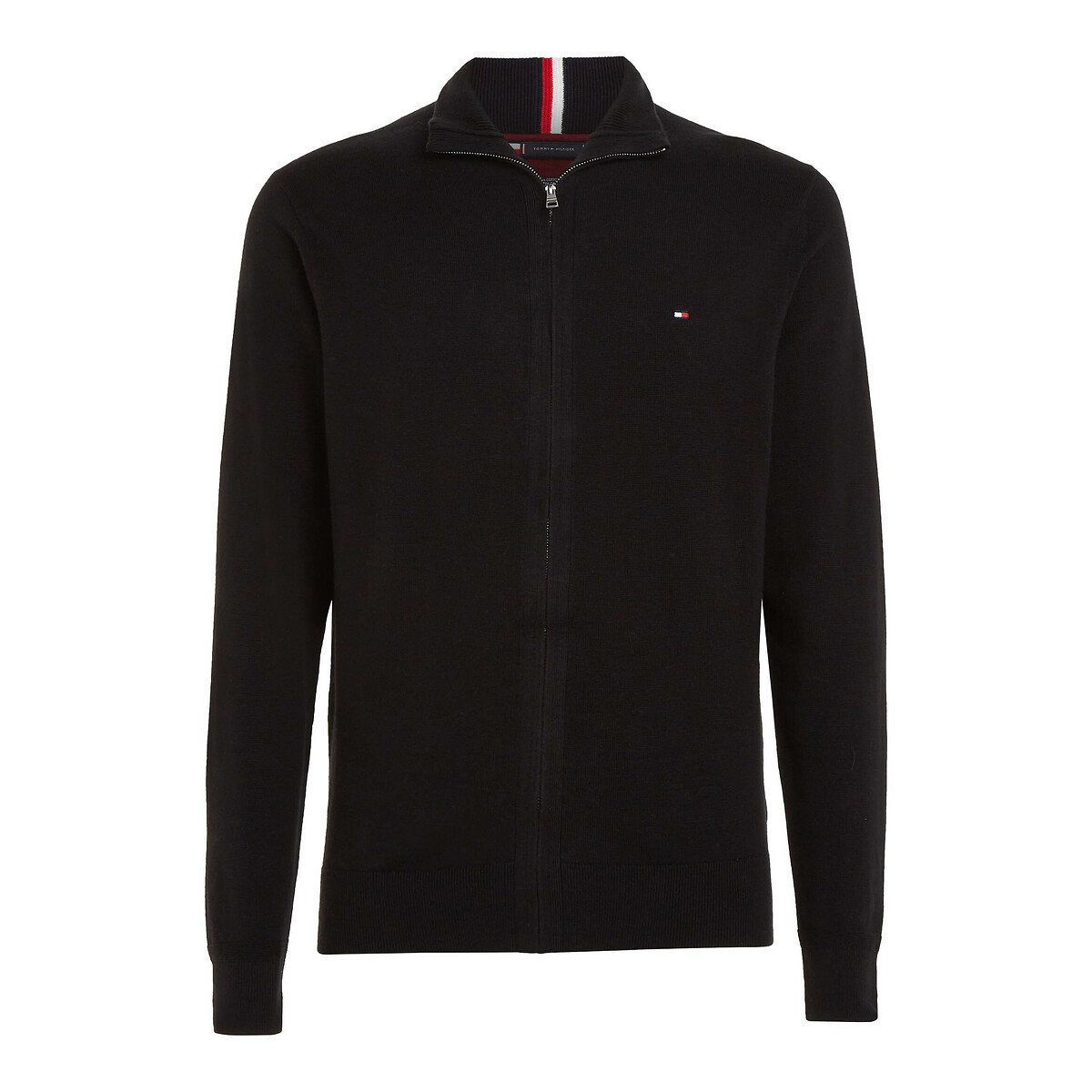 Cardigan, Baumwolle/Kaschmir schwarz, TOMMY HILFIGER