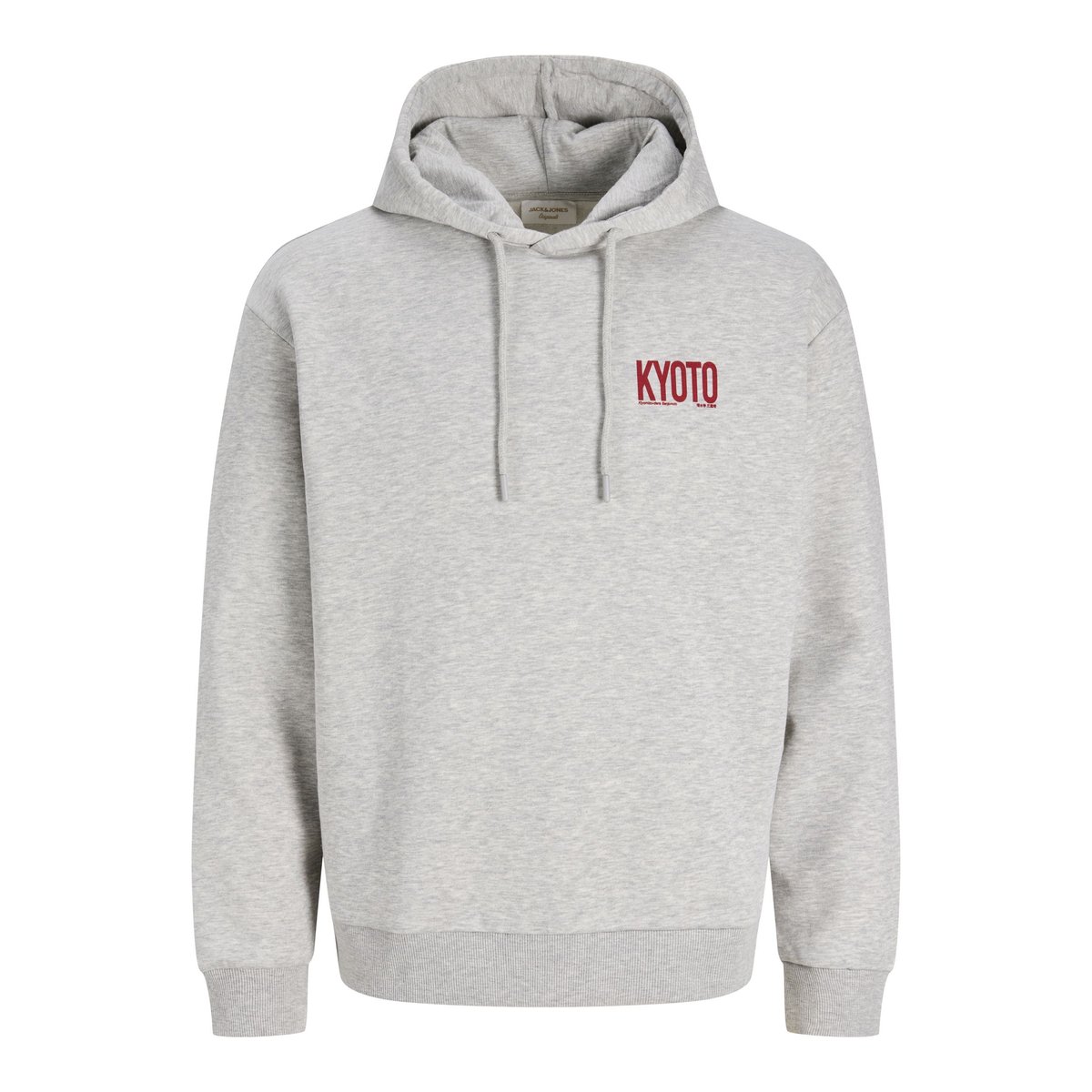 Sweat À Capuche grise - light grey melange, JACK & JONES