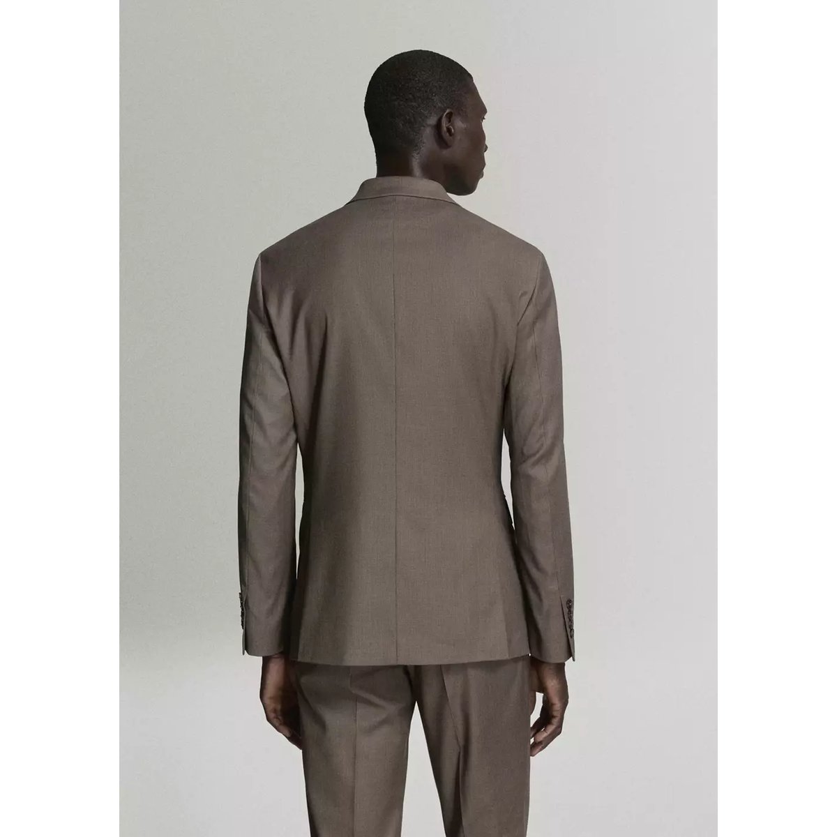 Veste costume París super slim-fit marron moyen, MANGO MAN