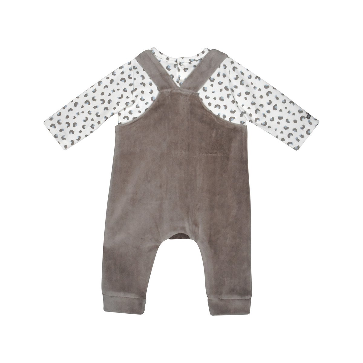 Tshirt salopette medard maille long marron, SUCRE D'ORGE