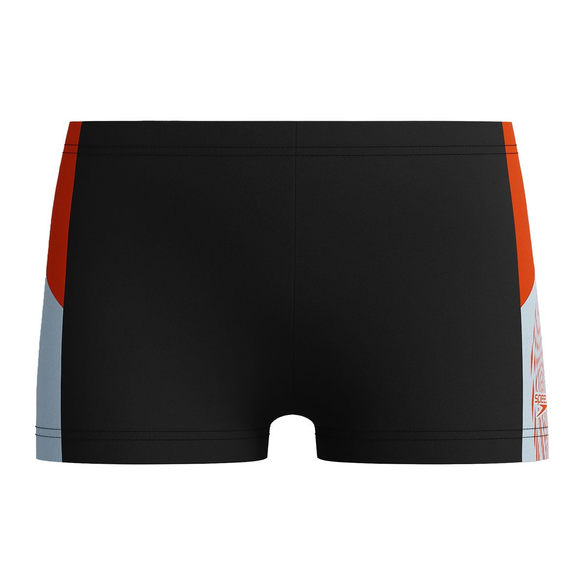 Short de bain motif/style blocs de couleurs DIVE orange, SPEEDO