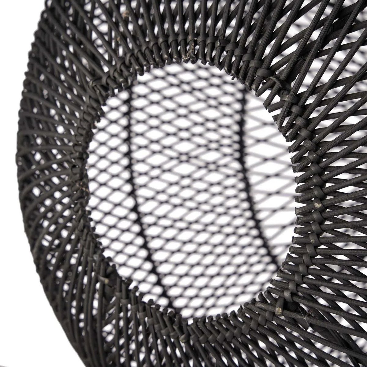 Suspension en rotin BUBBLE noir, BAZAR BIZAR