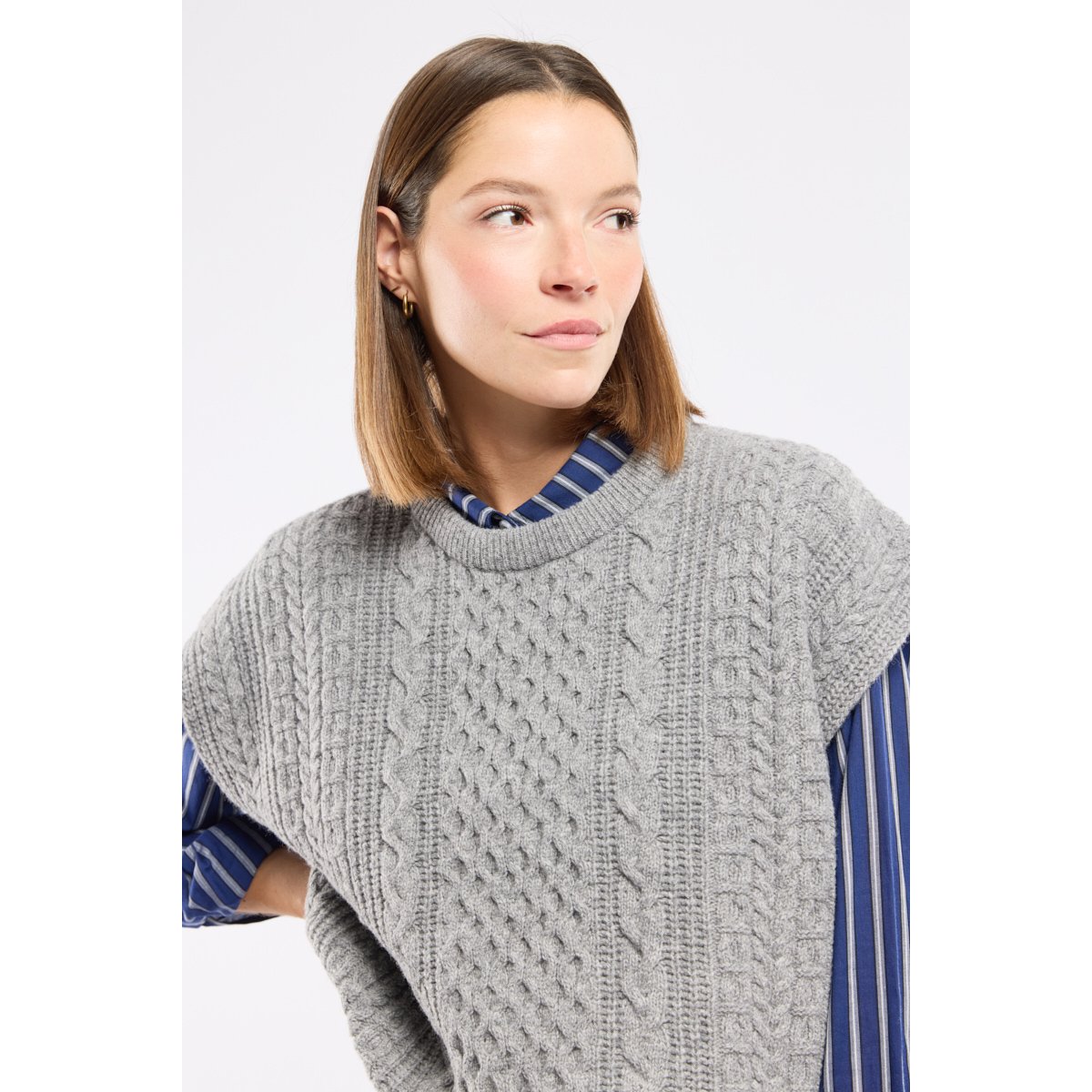Pull sans manche - laine sleet, ARMOR-LUX