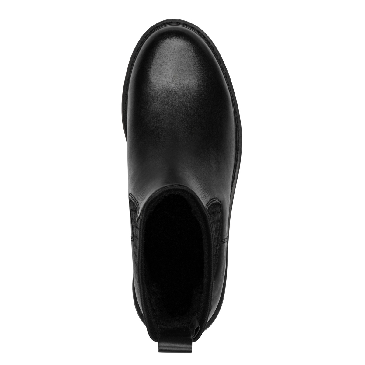 Bottine Chelsea coupe ample noir, TAMARIS