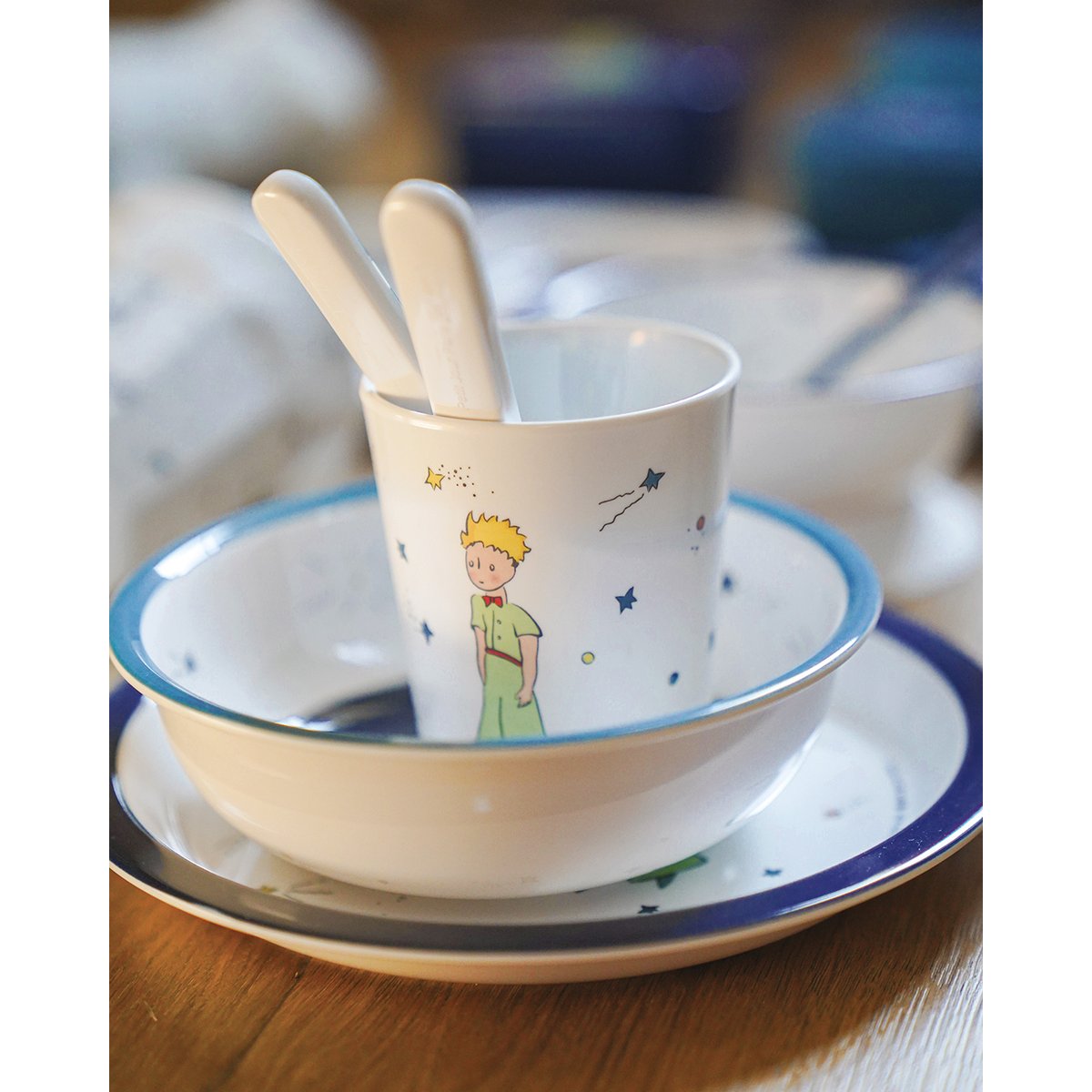 Coffret cadeau 5 pièces LE PETIT PRINCE blanc, PETIT JOUR