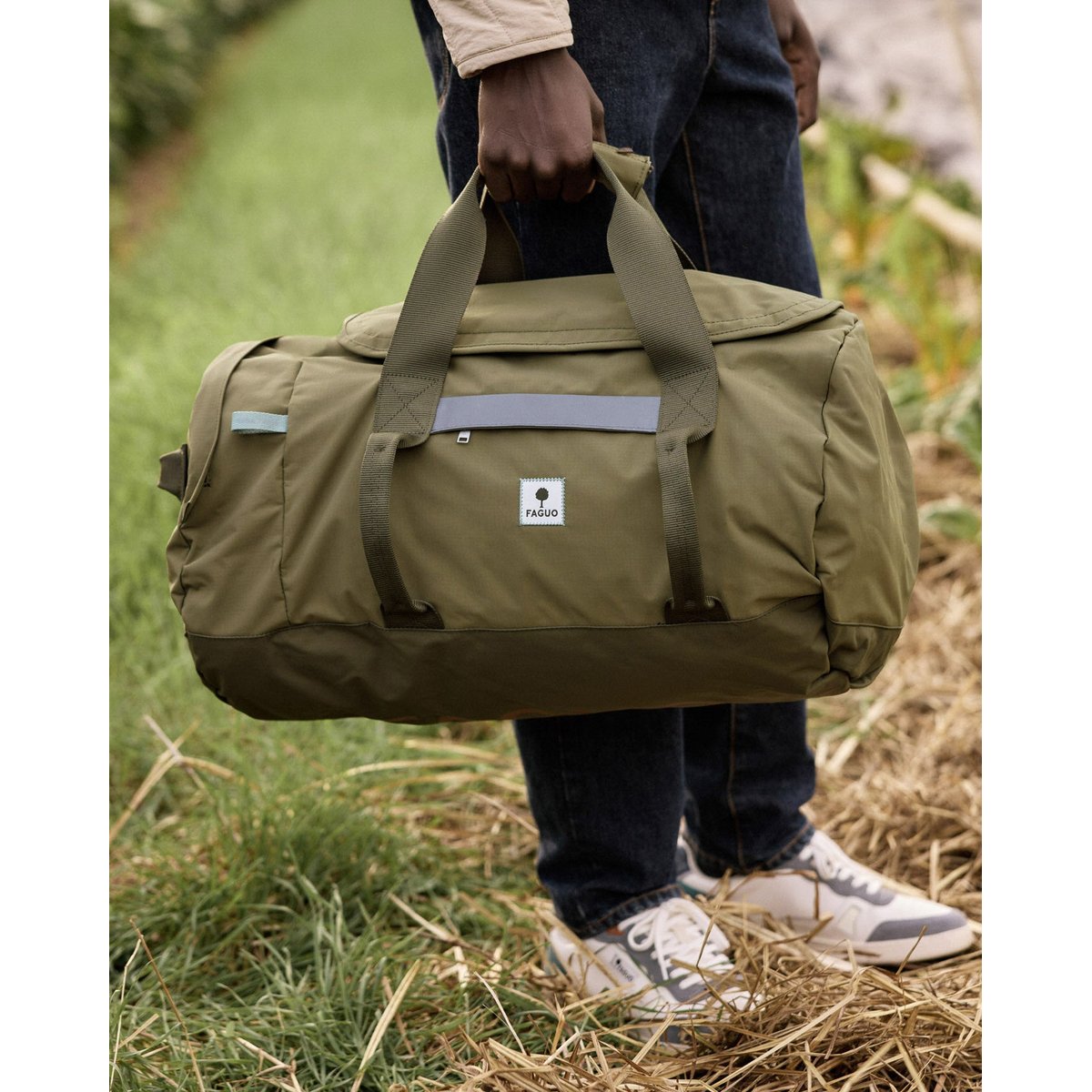 Sac nylon BIG DUFFLE vert olie, FAGUO