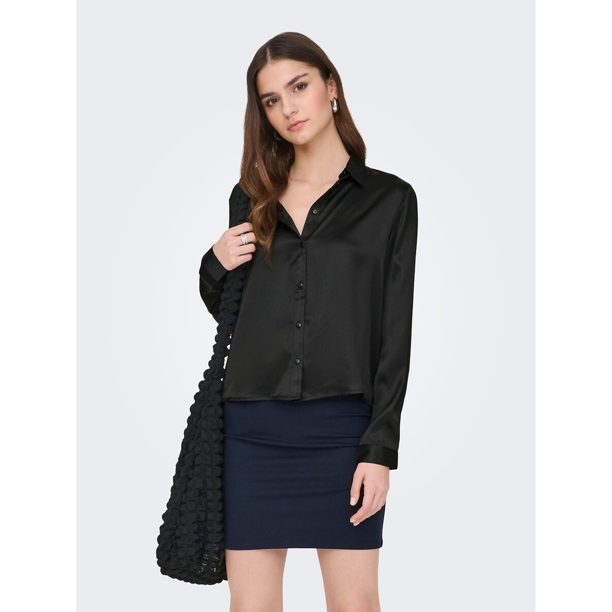 Camicia in satin nero , JDY