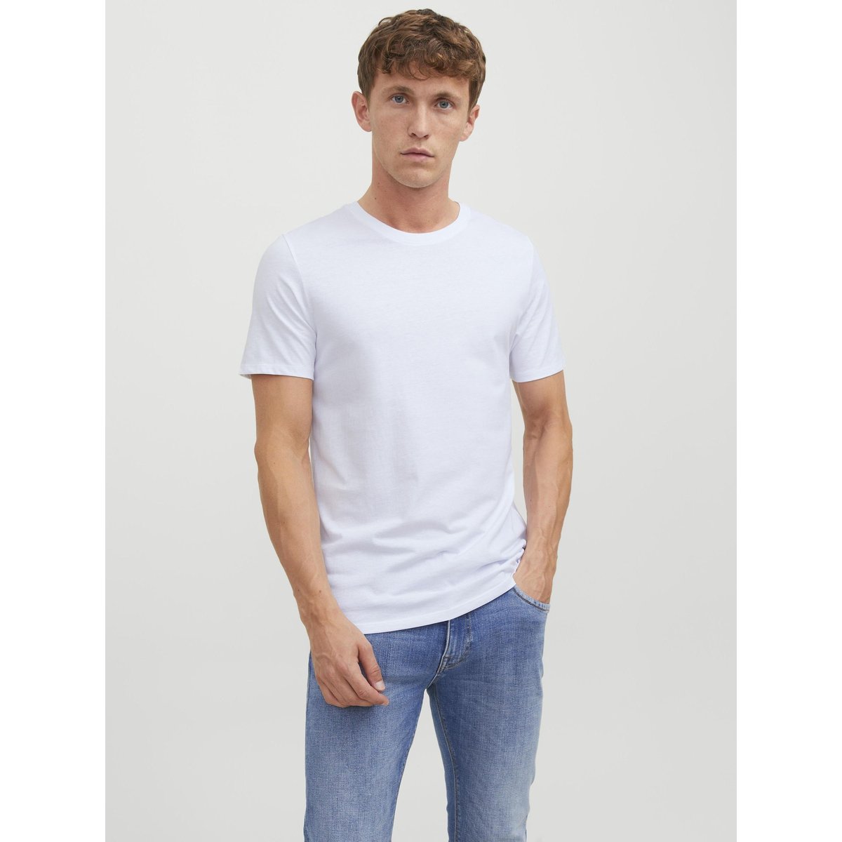 T-Shirt white, JACK & JONES