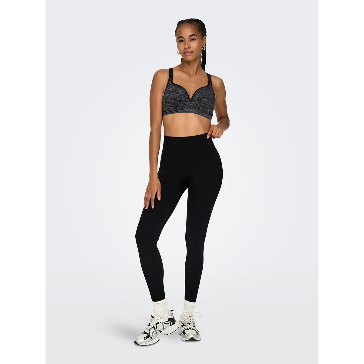 Legging de sport Jam Sana 3 taille haute noir, ONLY PLAY