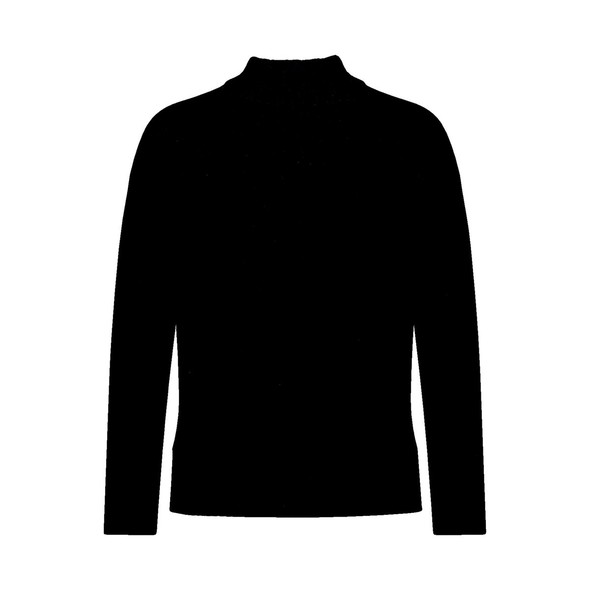 Pull-over en fine maille à bordure en dentelle noir, BETTY BARCLAY