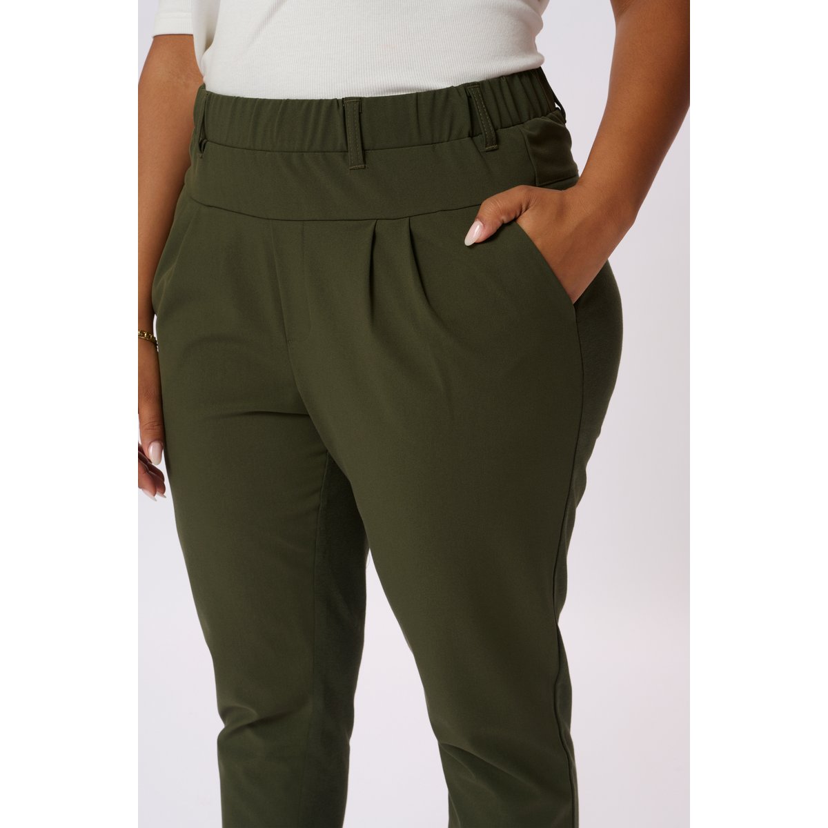 Pants Suiting vert grape leaf, KAFFE CURVE