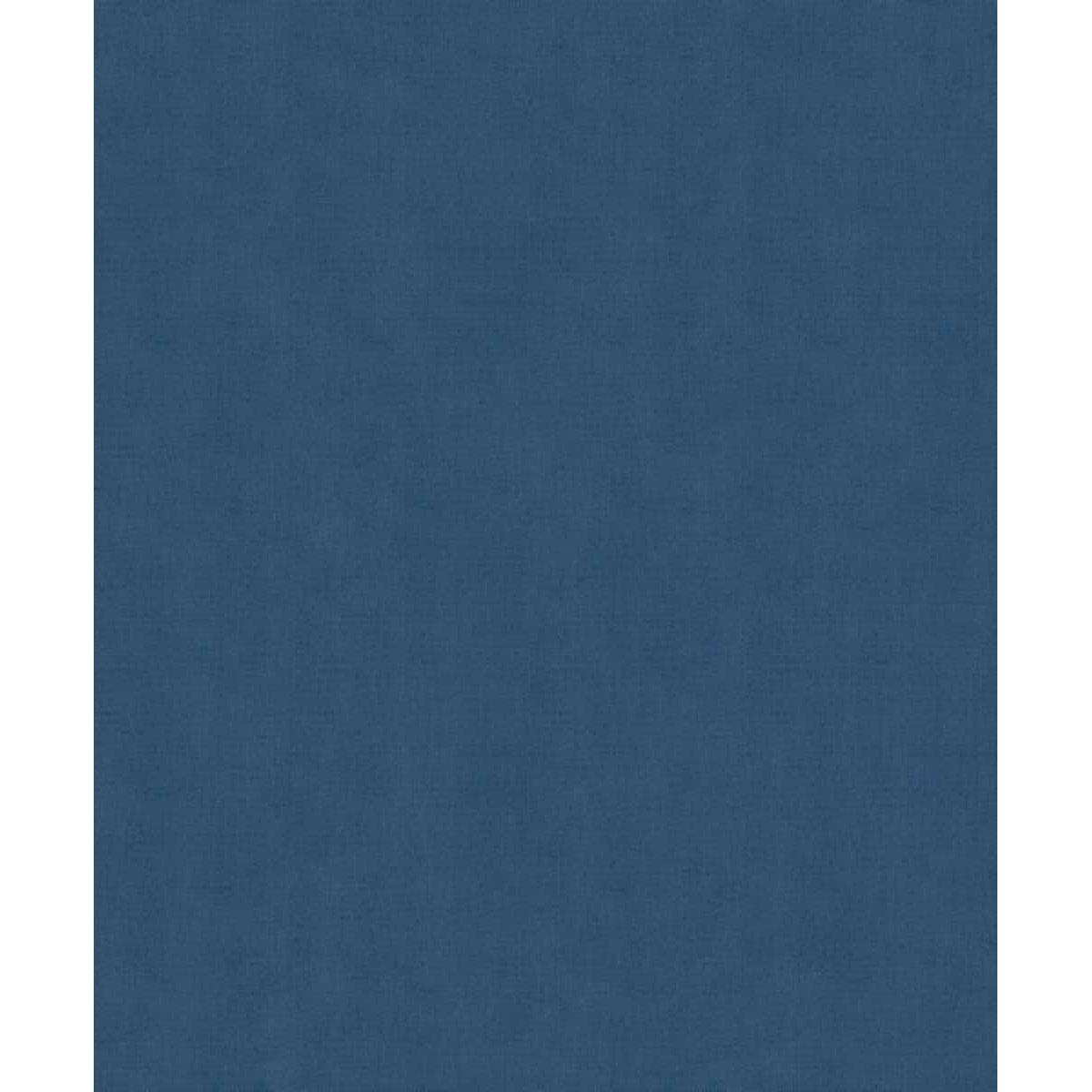 Papier peint uni effet toile lin bleu jean bleu, HEXOA