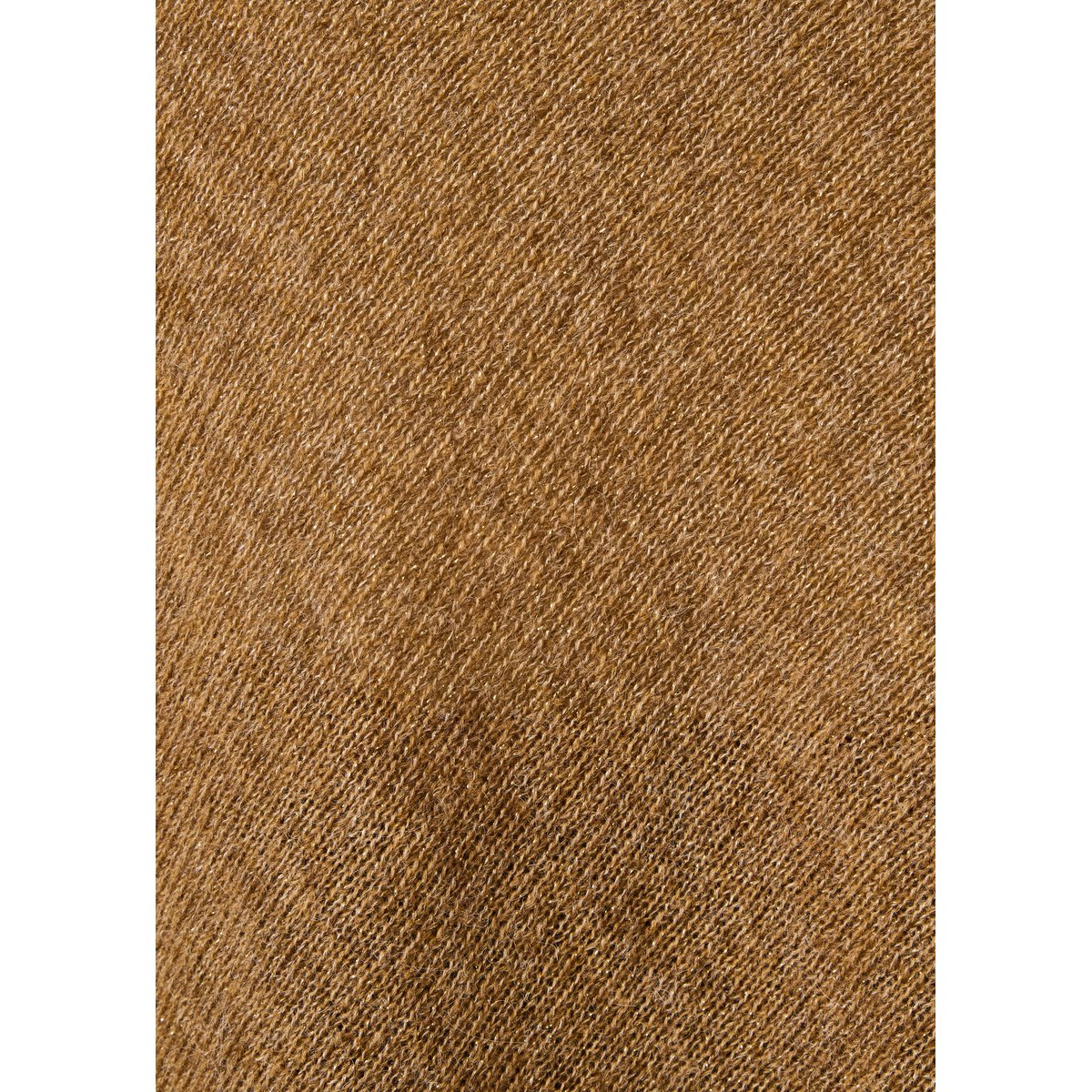 Pull cape en maille irisée chanvre, LA FEE MARABOUTEE