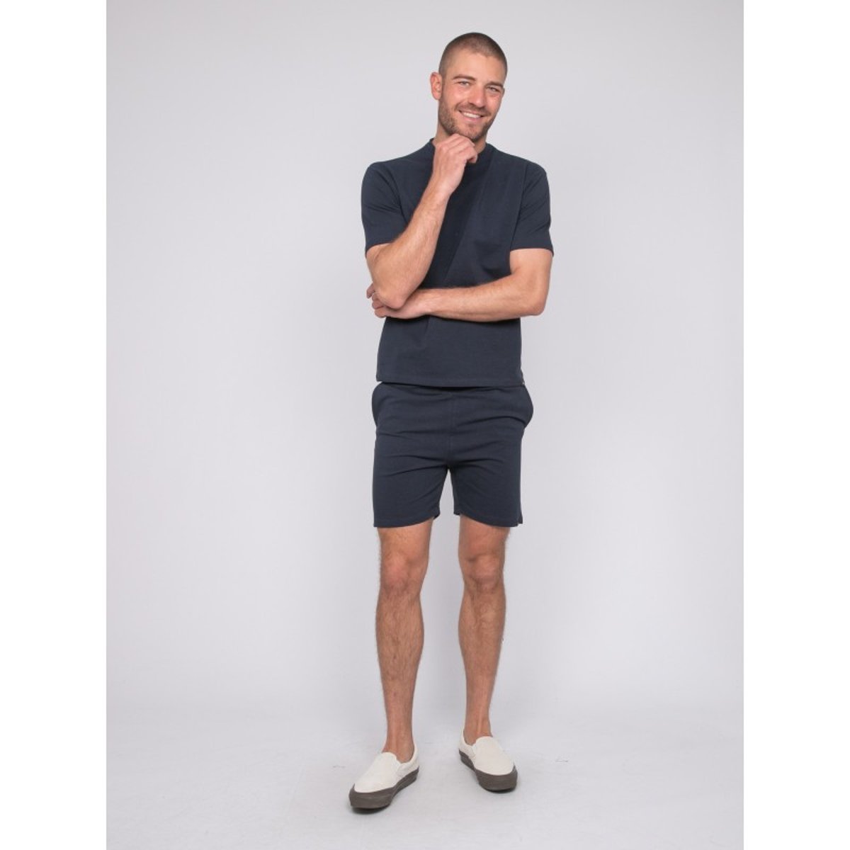 T-shirt Uni Nimy bleu marine, RITCHIE