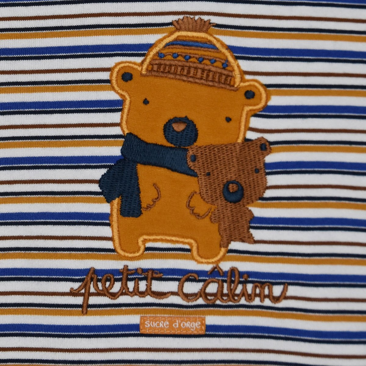 T shirt + pantalon jean naissance felicien bleu, SUCRE D'ORGE