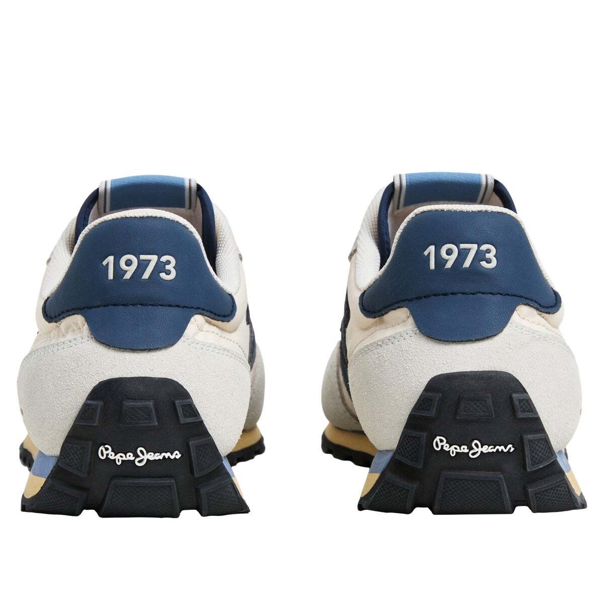 Jason - Baskets De Running Rétro blanc cassé, PEPE JEANS