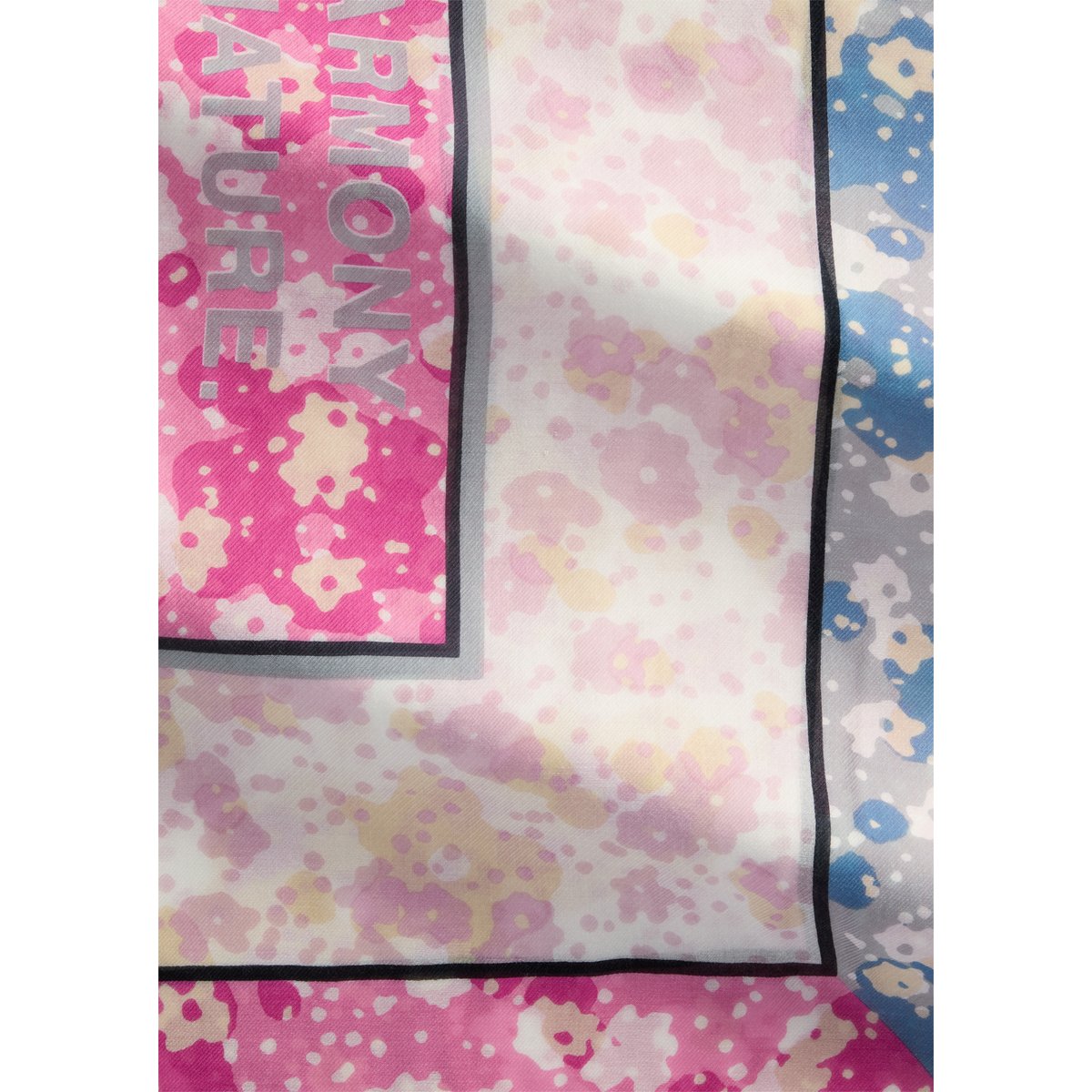 Foulard à l'imprimé allover avec Organic Cotton rose bonbon, MARC O'POLO