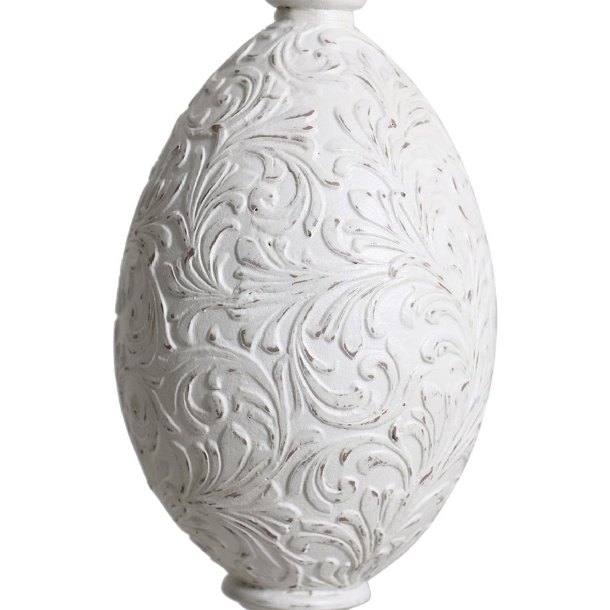 Lot de 2 oeufs décoratifs blanc, INTERIOR'S