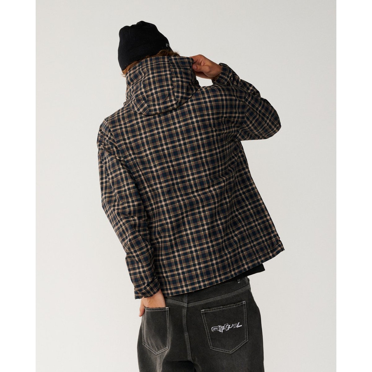 Veste ARCHIVE DWR Plaid dark navy, RIP CURL