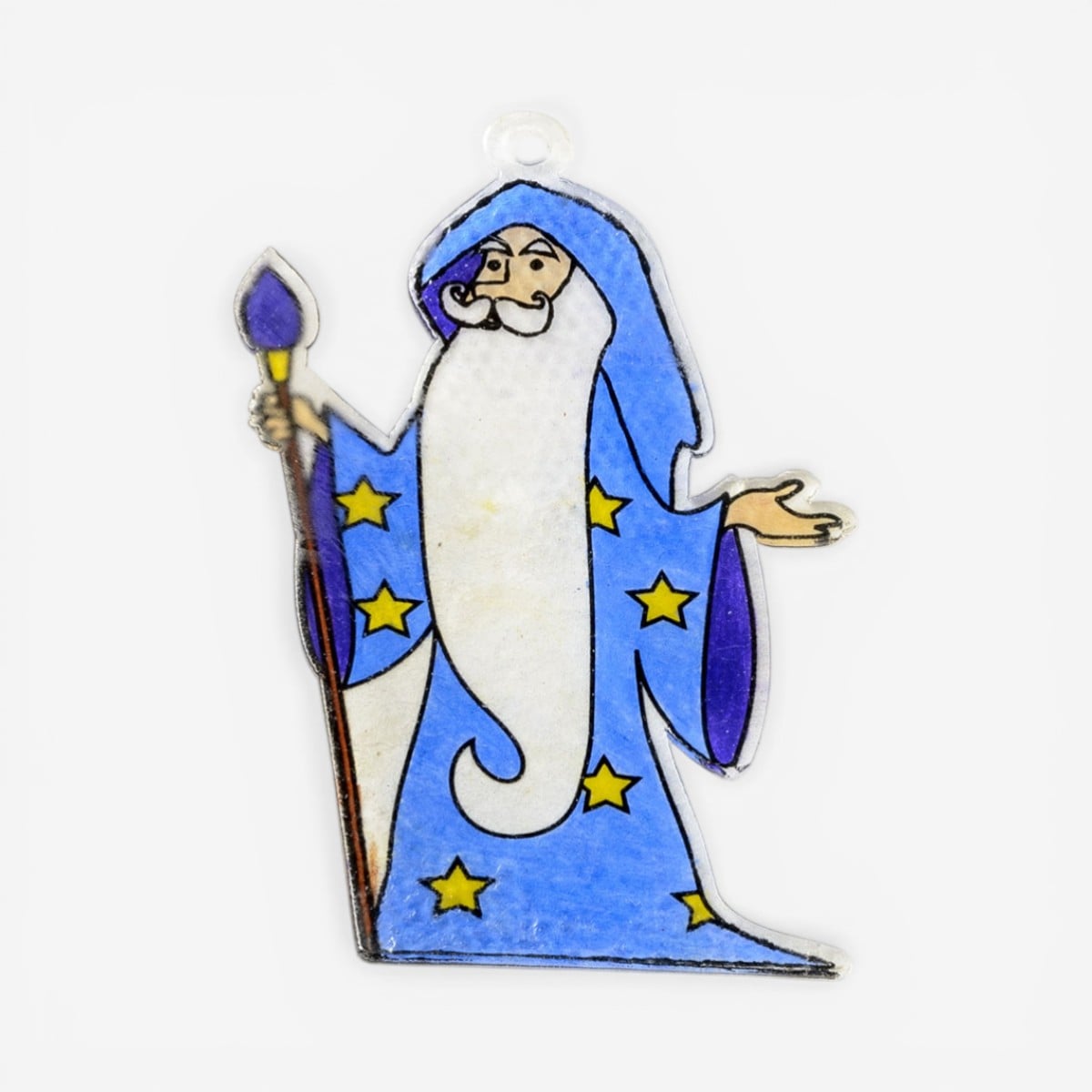 6 plastique fou Magicien blanc, OXYBUL 