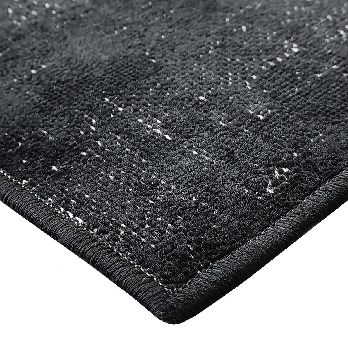 Tapis salon vintage chic effet vieilli STELLE gris, THE DECO FACTORY
