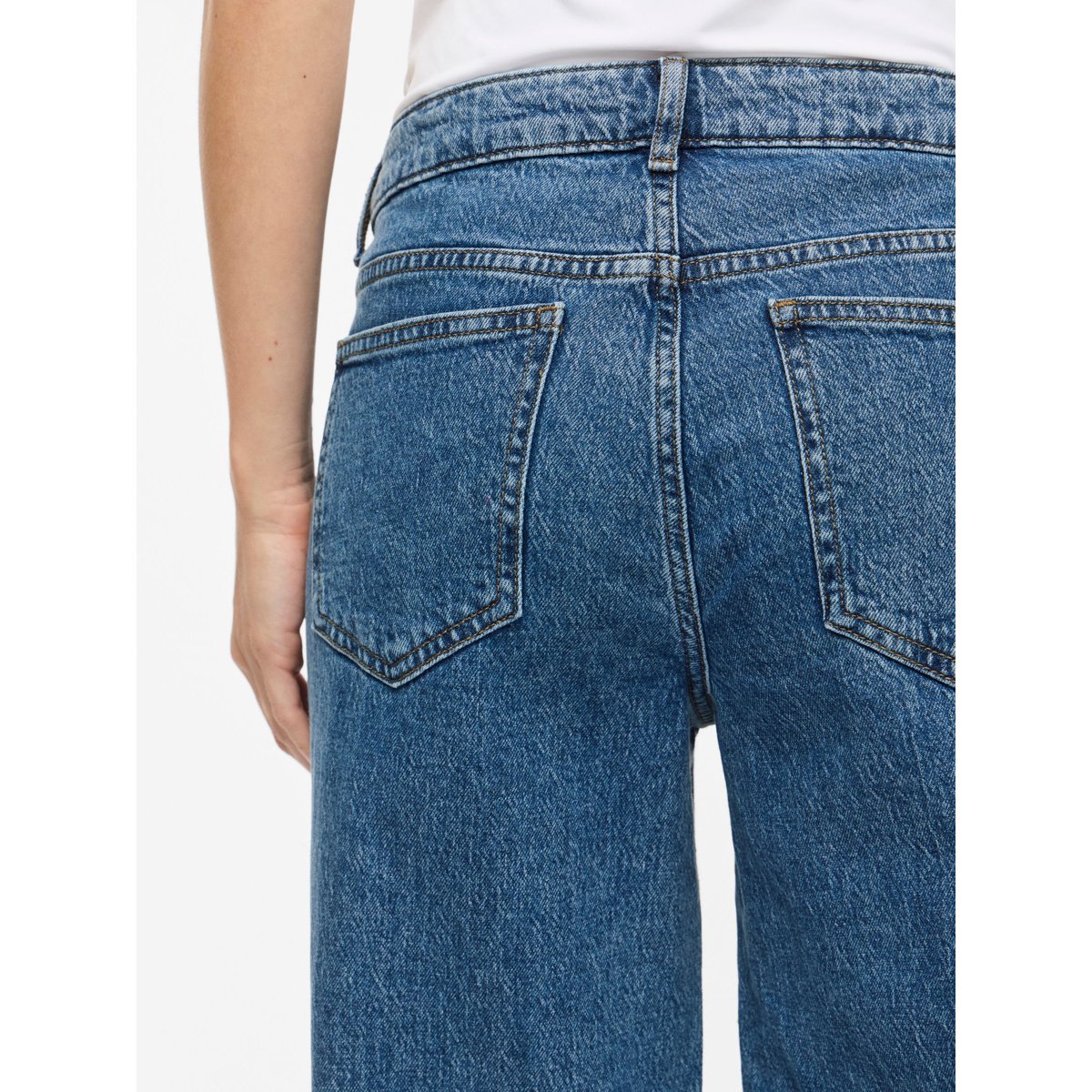 Jean Droit bleu - medium blue denim1, VILA