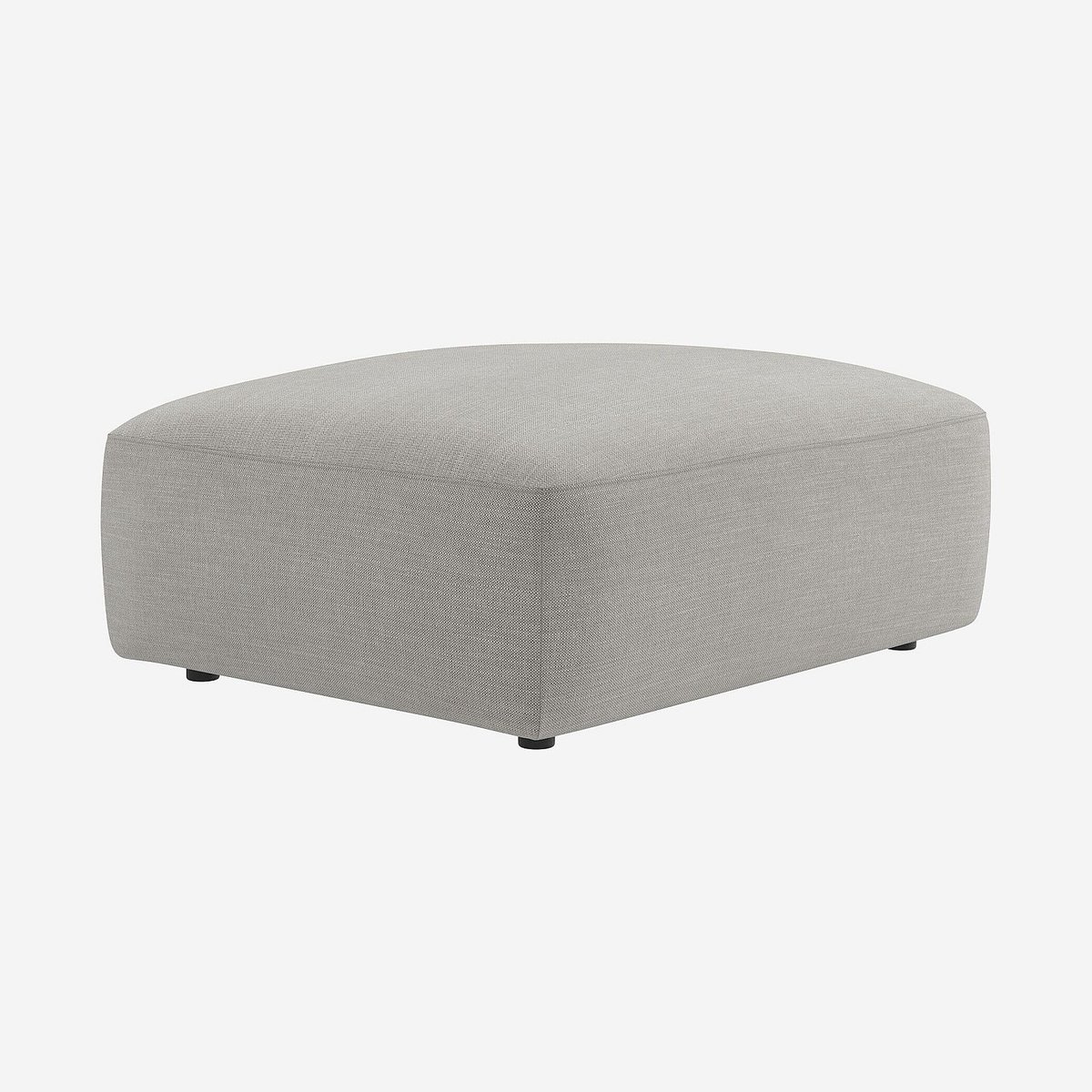 Canapé d'angle tissu CREMI gris, HABITAT