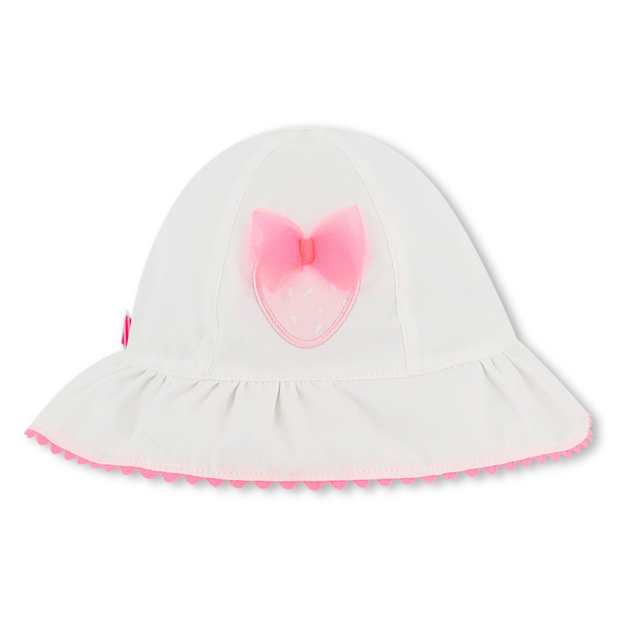 Chapeau avec fantaisie blanc, BILLIEBLUSH