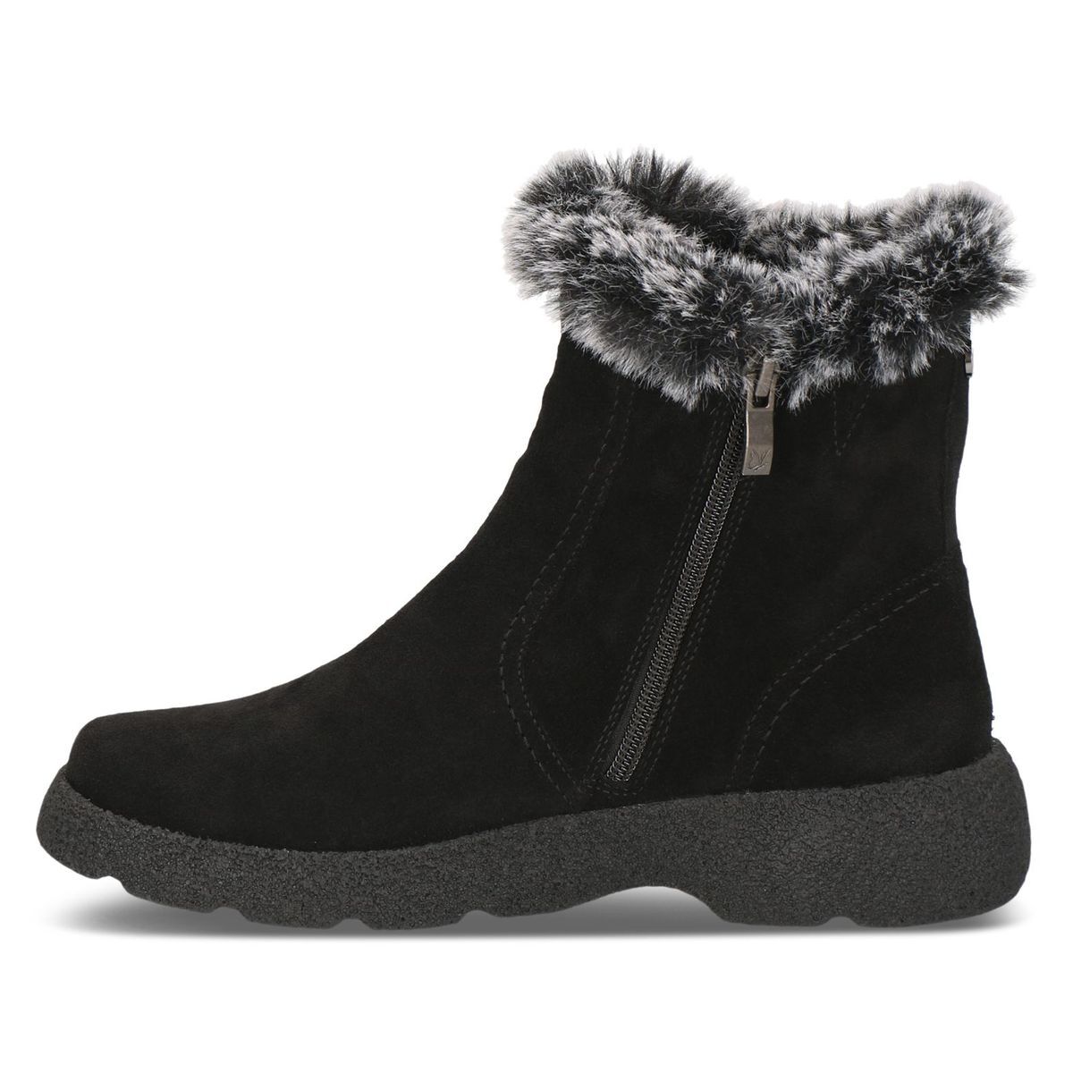 Bottine zippée noir zèbre, CAPRICE